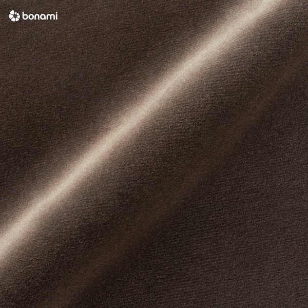 Brązowa aksamitna ławka EMKO Naïve, 140 cm-image-3