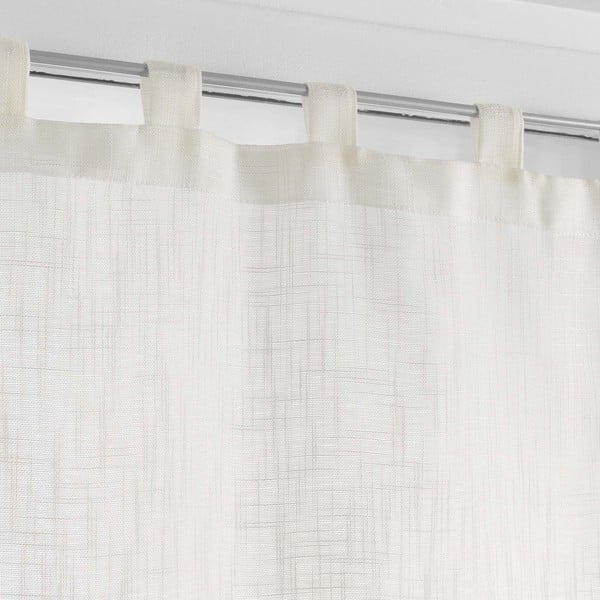 Kremowe firanki zestaw 2 szt. 60x90 cm Haltona – douceur d'intérieur-image-1