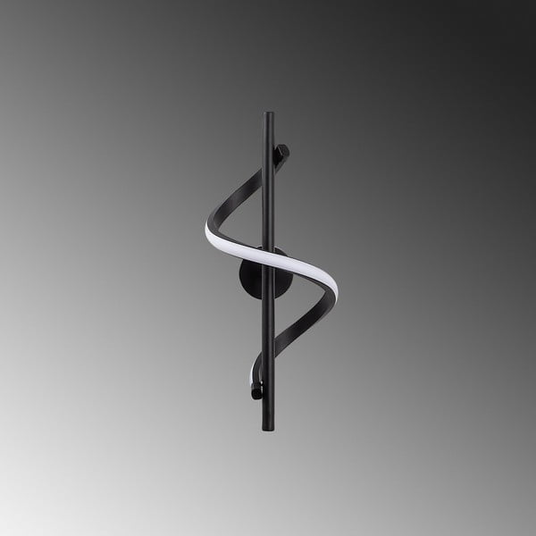 Czarny kinkiet LED Likma – Opviq lights-image-1