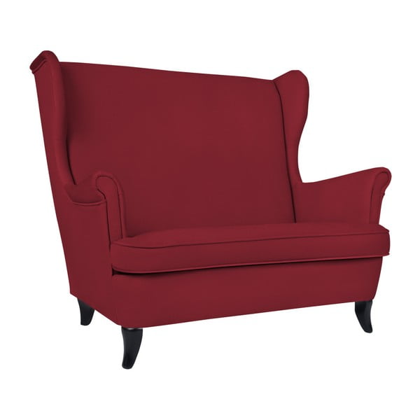 Czerwona sofa 2-osobowa Micadoni Home Pirla
