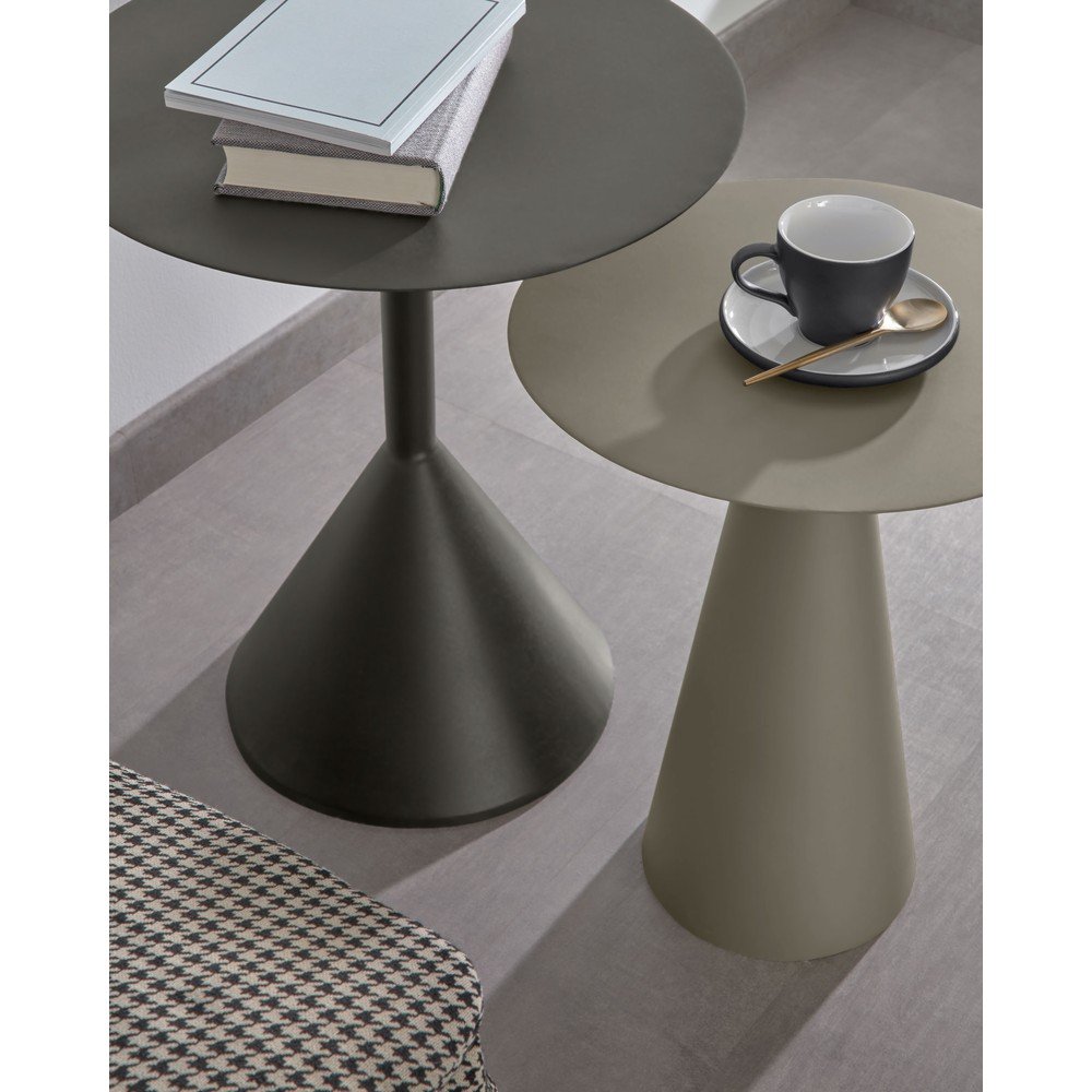 Metalowy okrągły stolik ø 40 cm Shirel – Kave Home (zdjęcie 4)