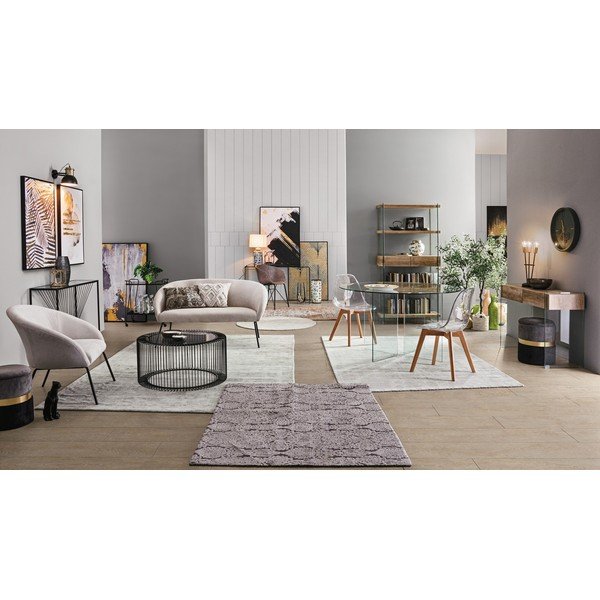 Szklany okrągły stół ø 130 cm Iride – Bizzotto-image-3