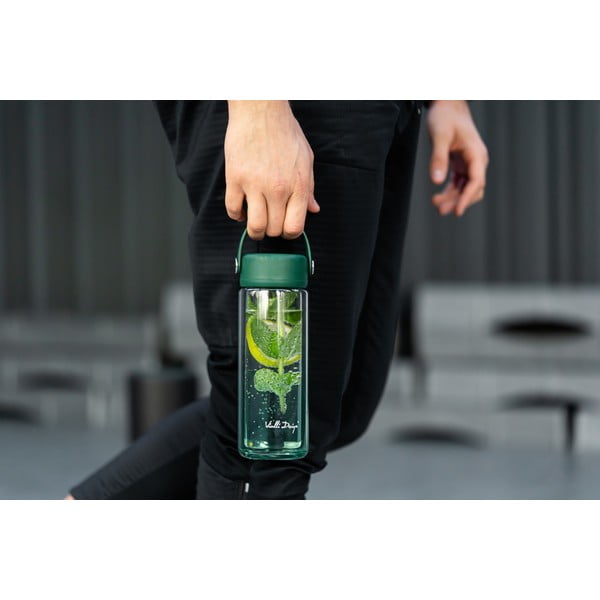 Zielona szklana butelka 350 ml Fuori – Vialli Design-image-2