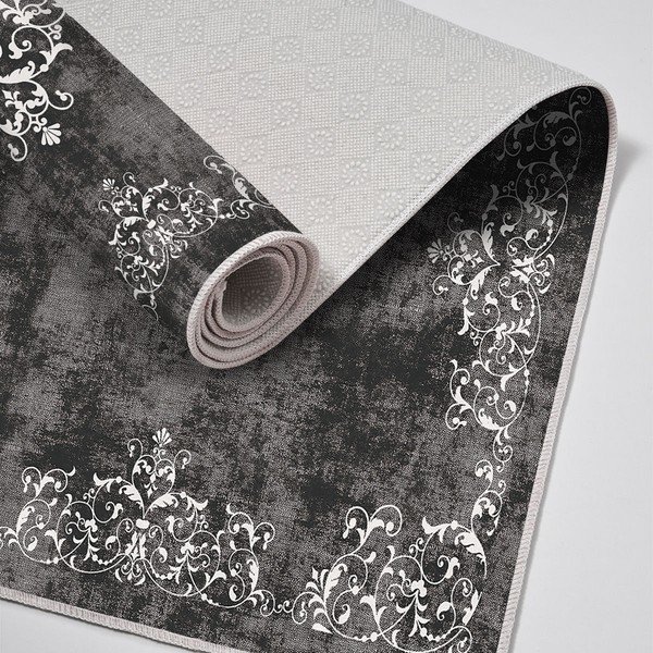 Szare dywaniki łazienkowe zestaw 2 szt. 60x100 cm – Foutastic-image-2