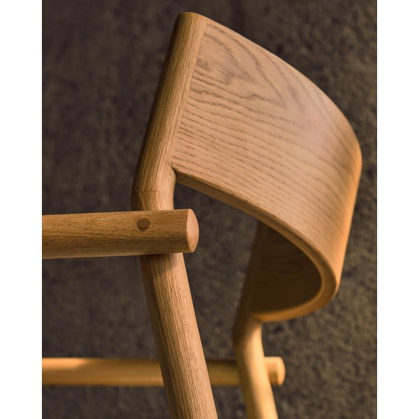 Beżowo-naturalne krzesło Falconera – Kave Home-image-3