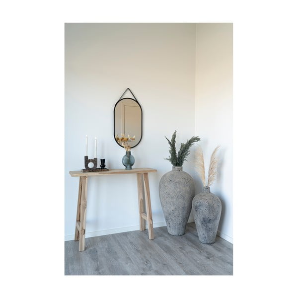 Brązowy wysoki wazon z terakoty Corvo – House Nordic-image-2