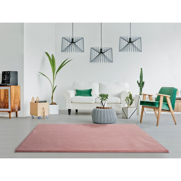 Różowy dywan Universal Fox Liso, 80x150 cm-image-1