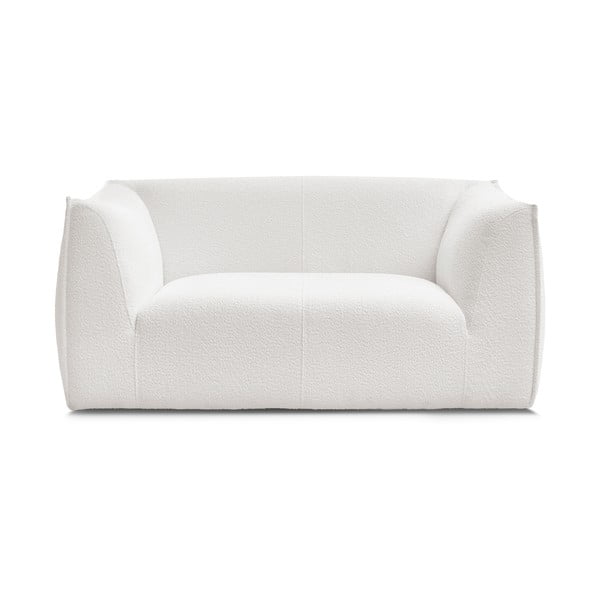 Biała sofa z materiału bouclé 170 cm Giorgia – Bobochic Paris