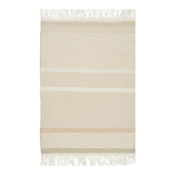 Beżowy dywan ręcznie tkany Linie Design Unito, 170x240 cm