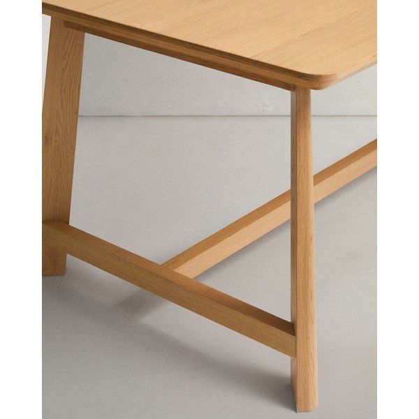 Stół z blatem w dekorze dębu 100x220 cm Idun – Kave Home-image-4