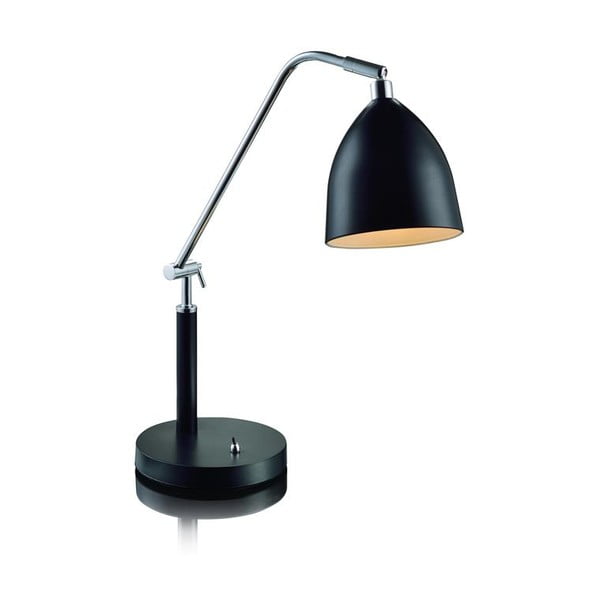 Czarna lampa stołowa Markslöjd Fredrikshamn