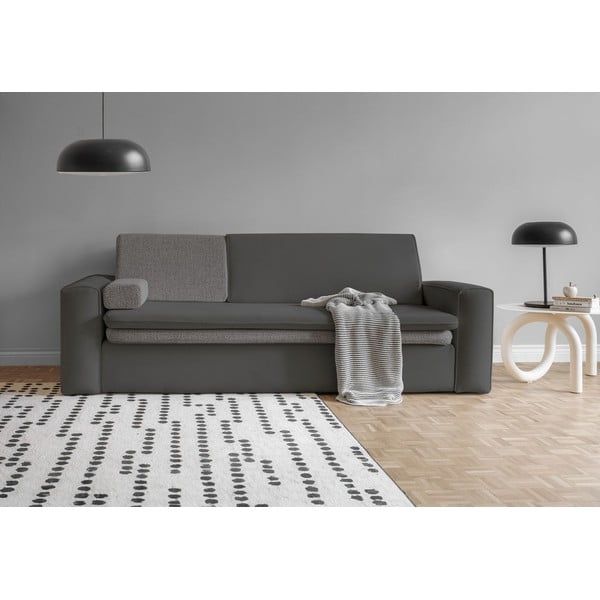 Ciemnoszara rozkładana sofa 237 cm Wilson – Miuform-image-1