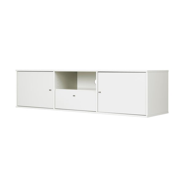 Biała szafka pod TV 161x42 cm Mistral – Hammel Furniture-image-1
