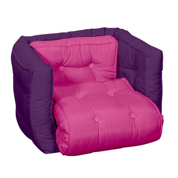 Fotel dziecięcy Karup Baby Dice Pink/Purple