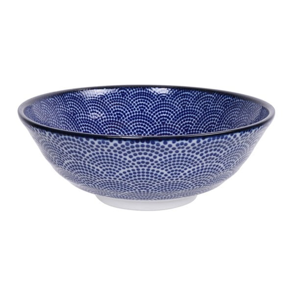 Niebieska miska porcelanowa Tokyo Design Studio Dots, ø 21 cm