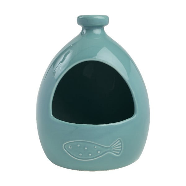 Turkusowy ceramiczny pojemnik na sól T&G Woodware Ocean