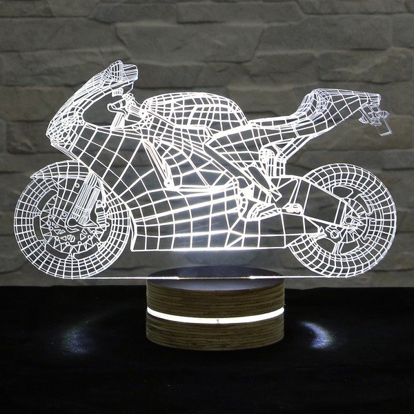 Lampa 3D stołowa Moto