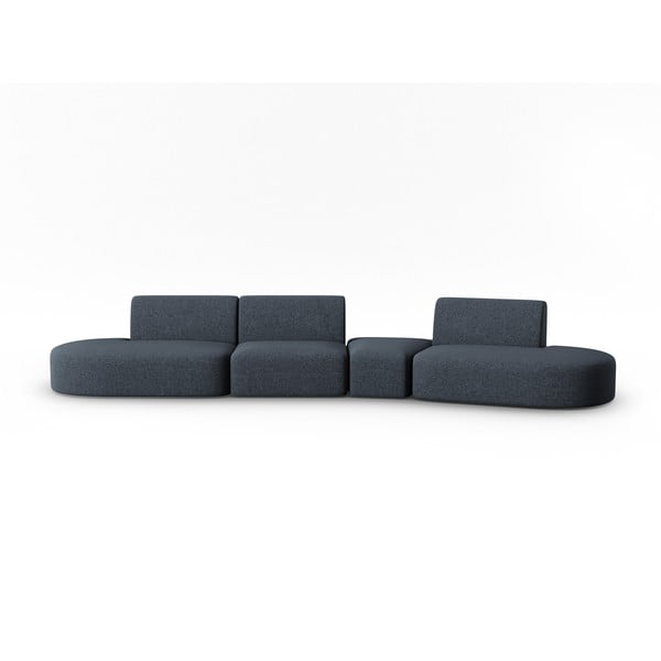 Ciemnoniebieska sofa 412 cm Shane – Micadoni Home