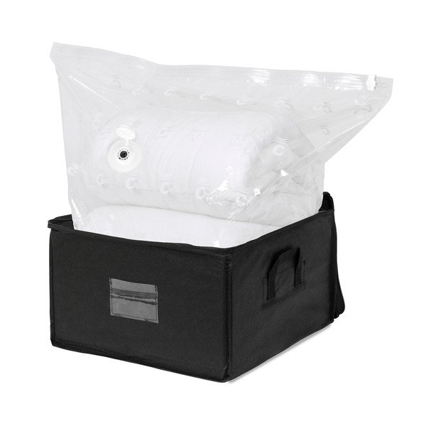 Czarny pojemnik z zapięciem na suwak Compactor Compress Pack, 125 l-image-1