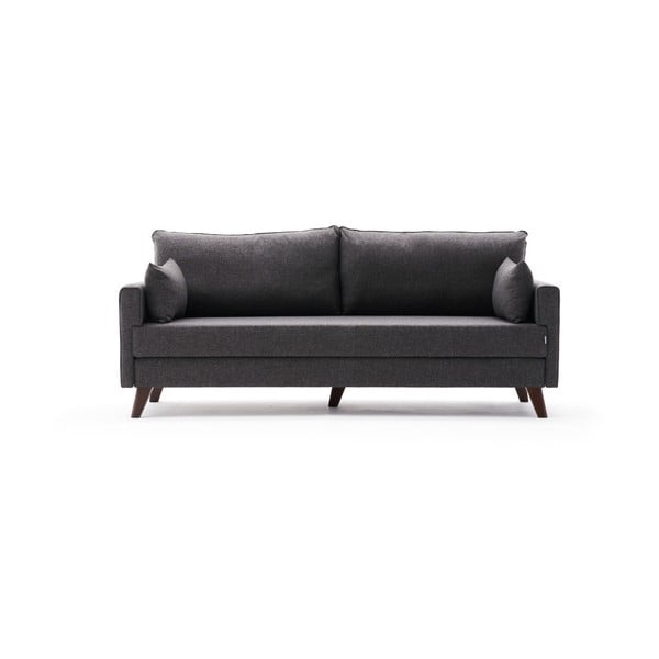 Antracytowa rozkładana sofa 208 cm Bella – Balcab Home