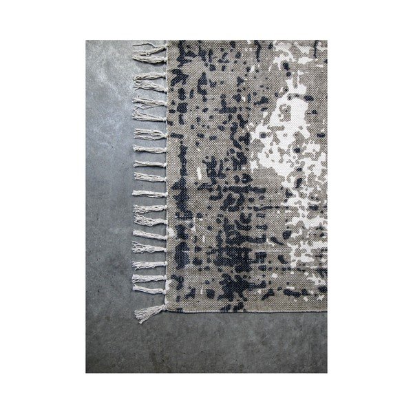 Niebiesko-beżowy bawełniany dywan HSM collection Colorful Living Porro, 200x300 cm-image-1