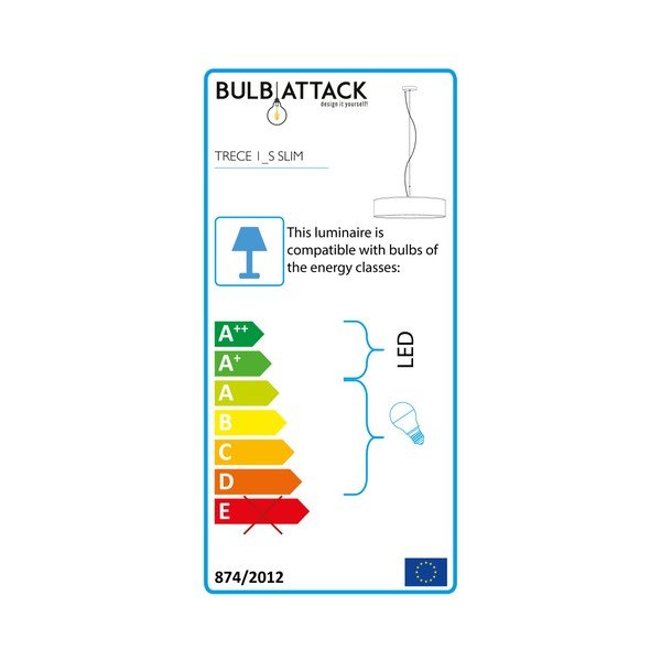 Kremowa lampa wisząca Bulb Attack Trece-image-3