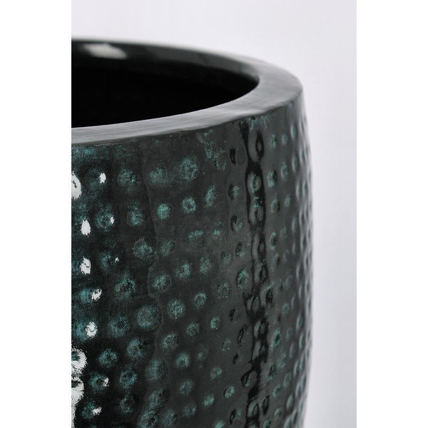 Metalowe/emaliowane ręcznie wykonane doniczki zestaw 2 szt. ø 45 cm Nirad – Bizzotto-image-3