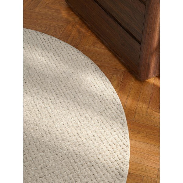 Kremowy wełniany okrągły dywan ø 160 cm Eloise – Hanse Home-image-3
