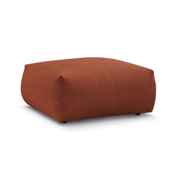 Ceglasty sztruksowy podnóżek Voltaire – Bobochic Paris-image-3