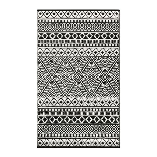Czarno-biały dwustronny dywan zewnętrzny Green Decore Hanna, 150x240 cm