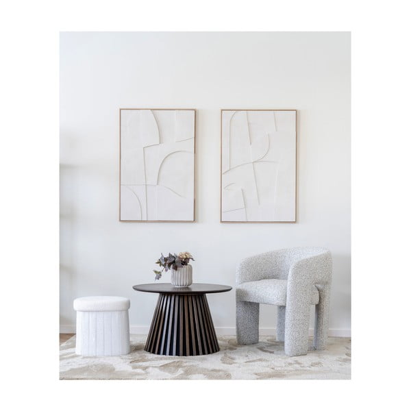 Jasnoszary tapicerowany fotel jadalniany z podłokietnikami Monroe – House Nordic-image-2