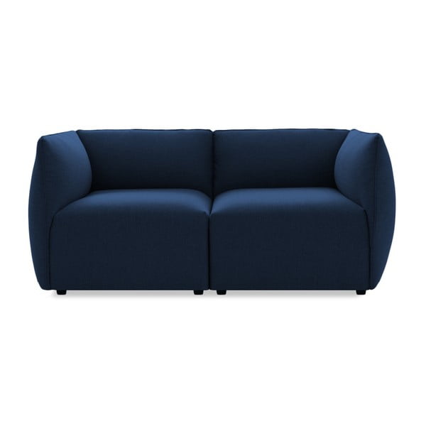 Ciemnoniebieska 2-osobowa sofa modułowa Vivonita Cube