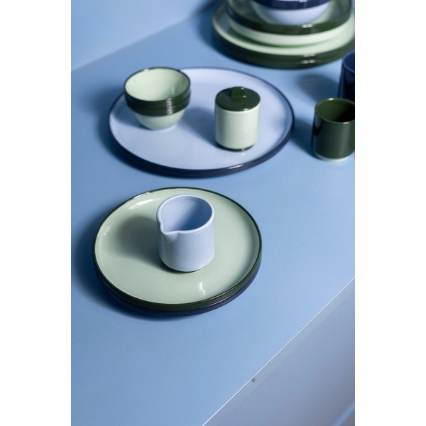 Zielony kamionkowy talerz ø 26 cm Duo – ONA-image-3