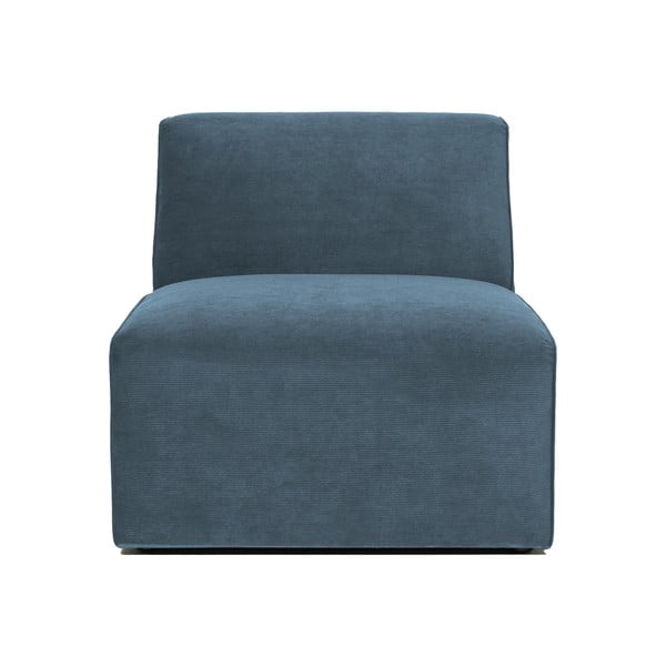 Niebieski sztruksowy moduł sofy (moduł środkowy) Sting – Scandic