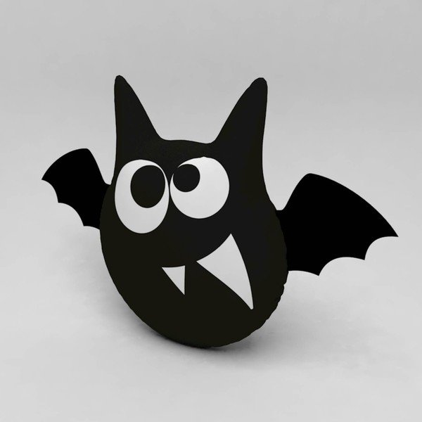 Czarna poduszka Anim Bat-image-2