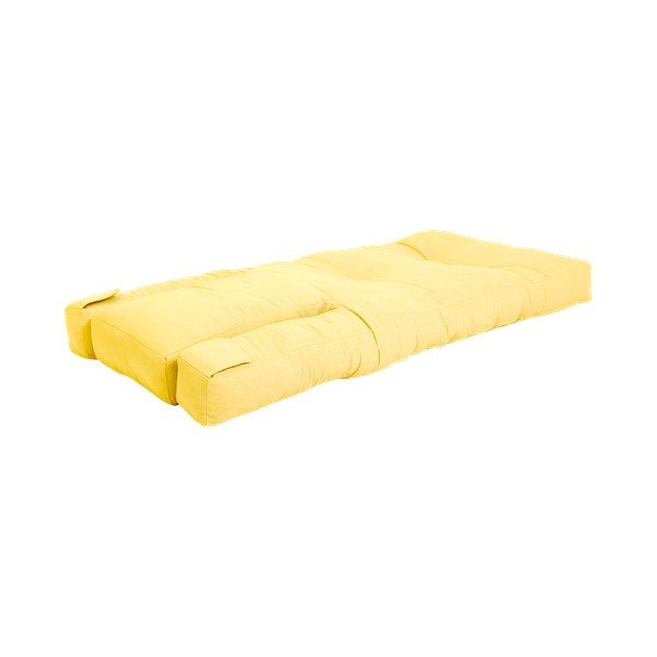 Żółty dziecięcy fotel rozkładany Karup Design Mini Hippo Yellow-image-4