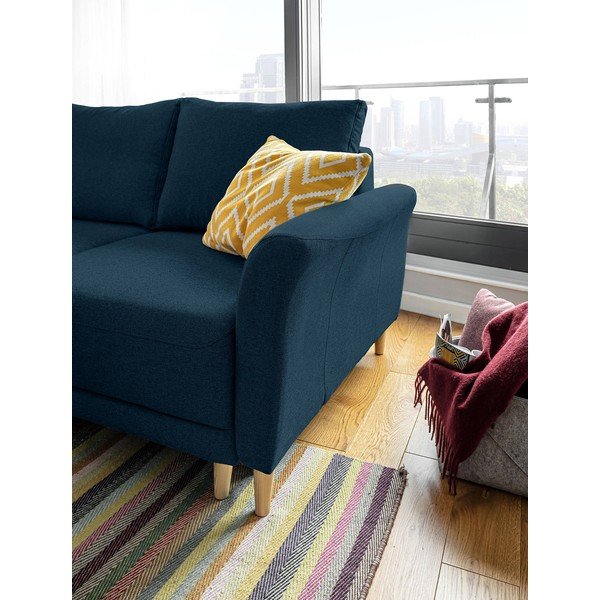 Granatowy narożnik rozkładany Miuform Lovely Annie, lewostronny-image-4