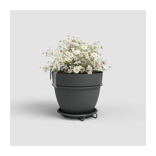 Wisząca doniczka z plastiku z recyklingu ø 20 cm Capri – Artevasi-image-1