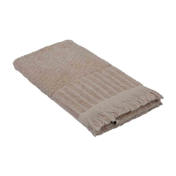 Beżowy ręcznik z bawełny Bella Maison Smooth, 30x50 cm