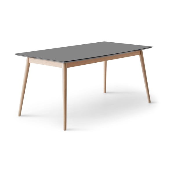Antracytowo-naturalny rozkładany stół 100x210 cm Meza – Hammel Furniture