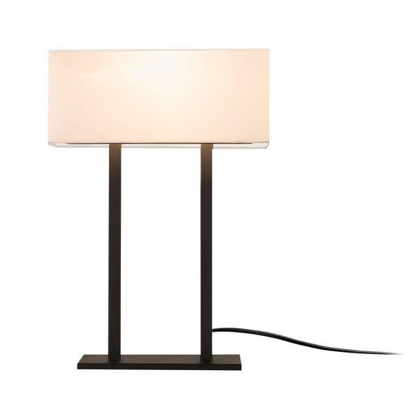 Biało-czarna lampa stołowa (wysokość 52 cm) Salihini – Opviq lights
