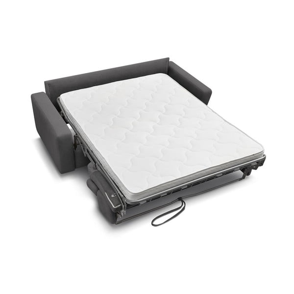 Ciemnoszara rozkładana sofa 195 cm Monaco – Bobochic Paris-image-4