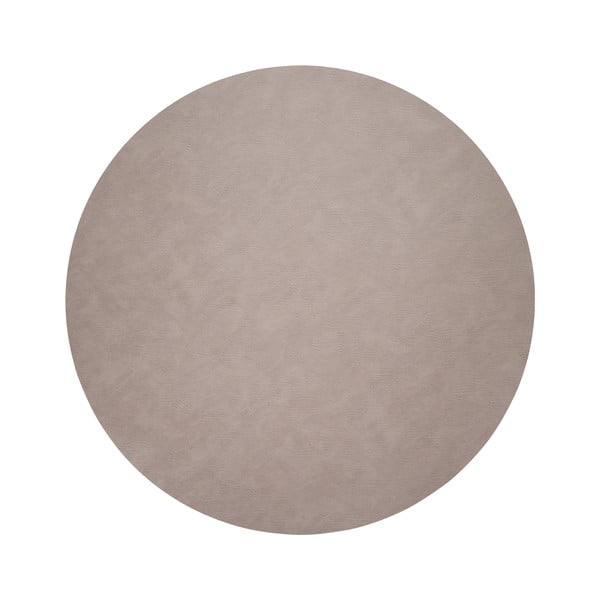 Szarobeżowa skóra na podłogę Circle XXXL Bull – LIND DNA