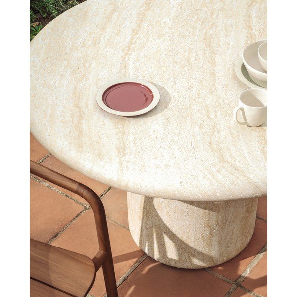 Okrągły stół ogrodowy betonowy ø 122 cm Drasi – Kave Home-image-3