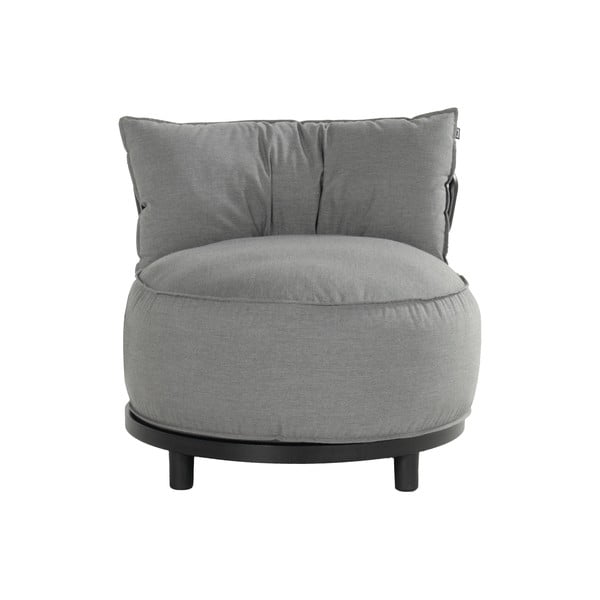 Jasnoszary tapicerowany fotel ogrodowy Emma – Hartman-image-2