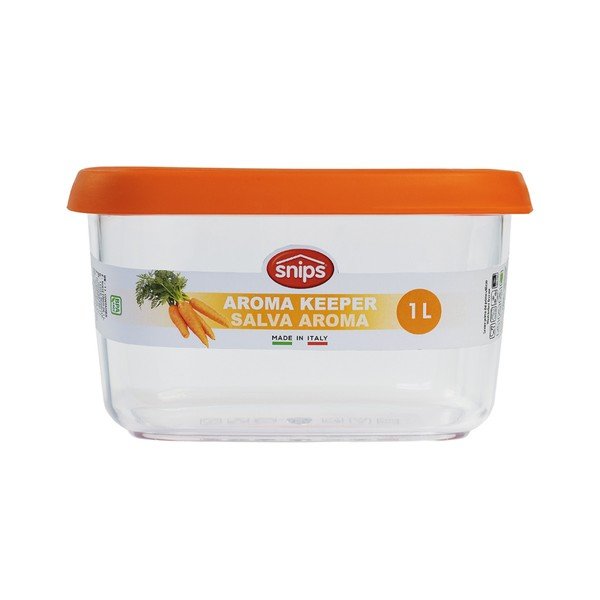 Pomarańczowy pojemnik na żywność Snips Snowflake, 1 l-image-1