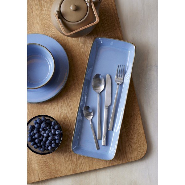 Stalowe sztućce w kolorze matowego srebra 16 szt.  – Bitz-image-2