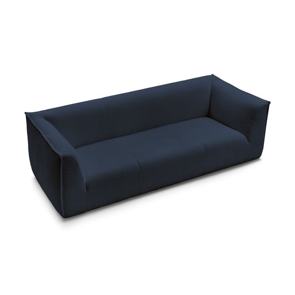 Ciemnoniebieska sofa z materiału bouclé 242 cm Giorgia – Bobochic Paris-image-4