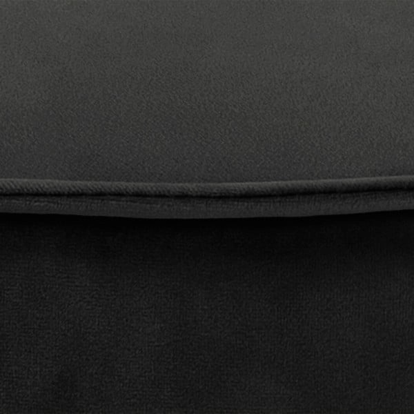 Szarobrązowy aksamitny puf Actona Mie, ⌀ 60 cm-image-4