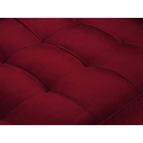 Czerwona aksamitna sofa Milo Casa Santo, 174 cm-image-1